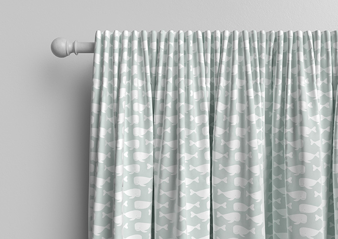 Whaling Around, Moss Green - Made to Measure Curtains - Image 10